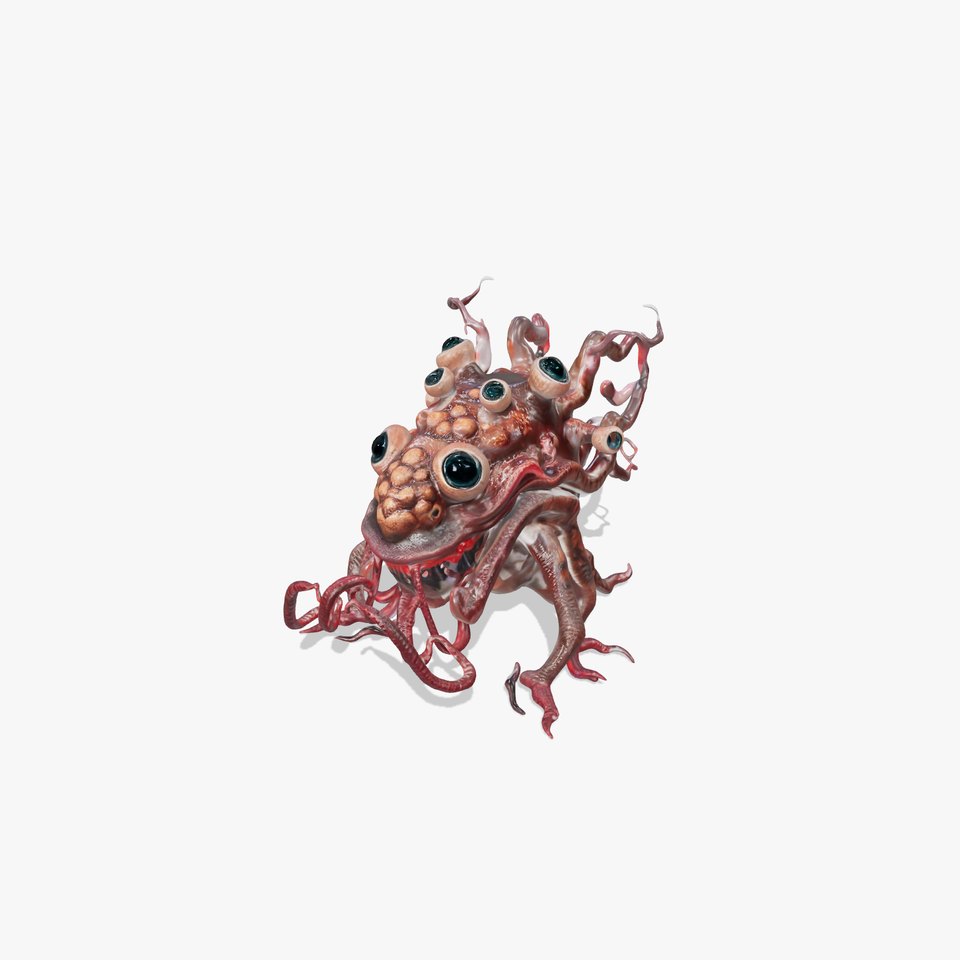 Alien Creature Model Pack for Game and Animation